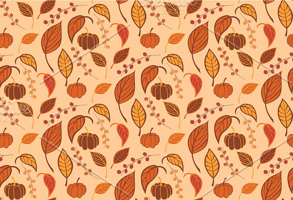 6 floral patterns & 1 Halloween in Patterns - product preview 1