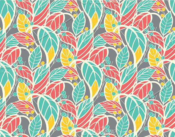 6 floral patterns & 1 Halloween in Patterns - product preview 4