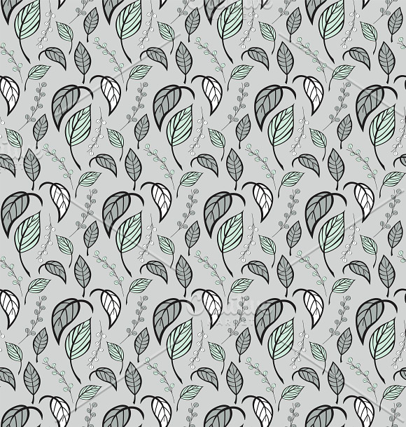 6 floral patterns & 1 Halloween in Patterns - product preview 7