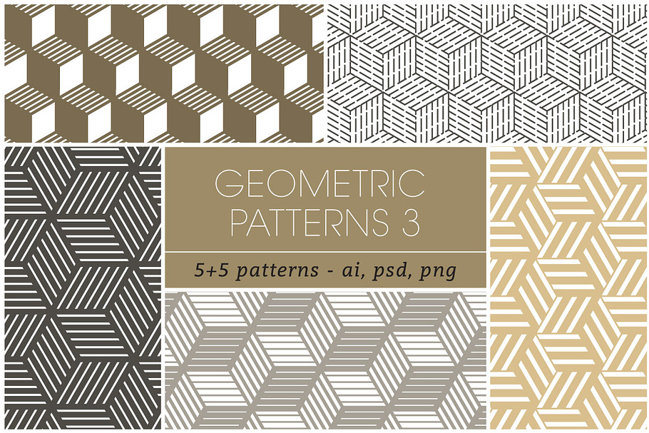 Seamless Geometric Patterns 3 in Patterns - product preview 8