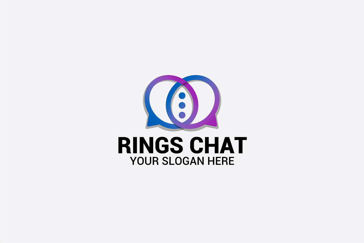 RINGS CHAT in Logo Templates - product preview 8