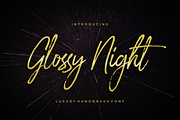 Glossy Night - Luxury Handbrush Font