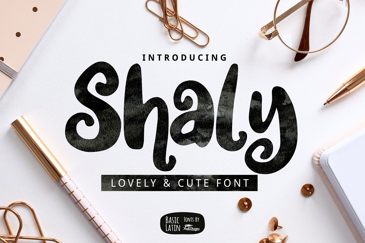 Shaly Cute Font in Cute Fonts - product preview 8
