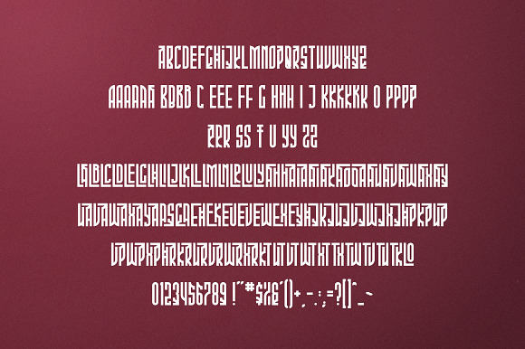 Phoeniks - Display font in Display Fonts - product preview 6