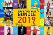 T-Shirt Mock-Up Bundle 2019