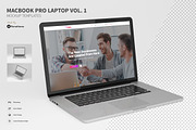 Macbook Pro Laptop Mockup vol. 01