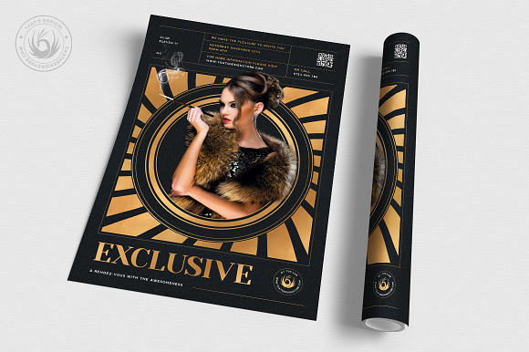 Exclusive Party Flyer Template V3 in Flyer Templates - product preview 2