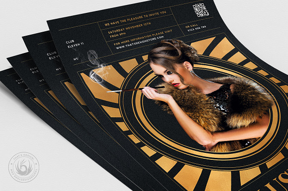 Exclusive Party Flyer Template V3 in Flyer Templates - product preview 4
