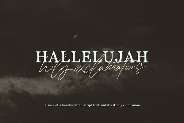 Hallelujah | Font Duo