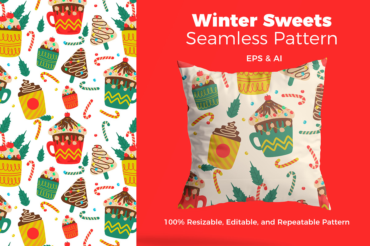 Christmas Sweets Pattern in Patterns - product preview 8