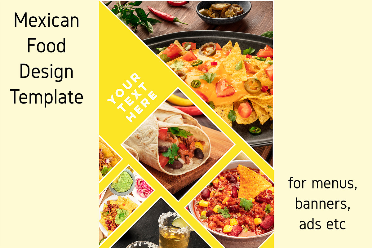 Mexican Food Design Template in Brochure Templates - product preview 8