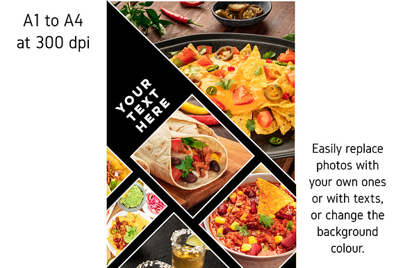 Mexican Food Design Template in Brochure Templates - product preview 1