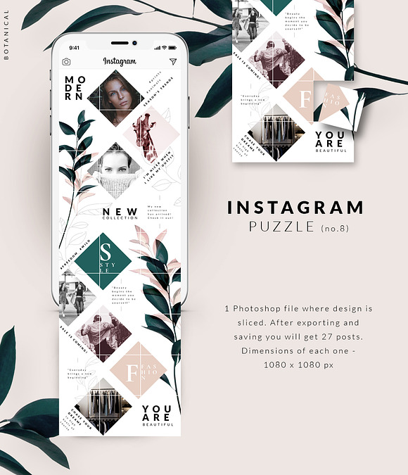 -90%MASSIVE BUNDLE-Instagram puzzles in Instagram Templates - product preview 8