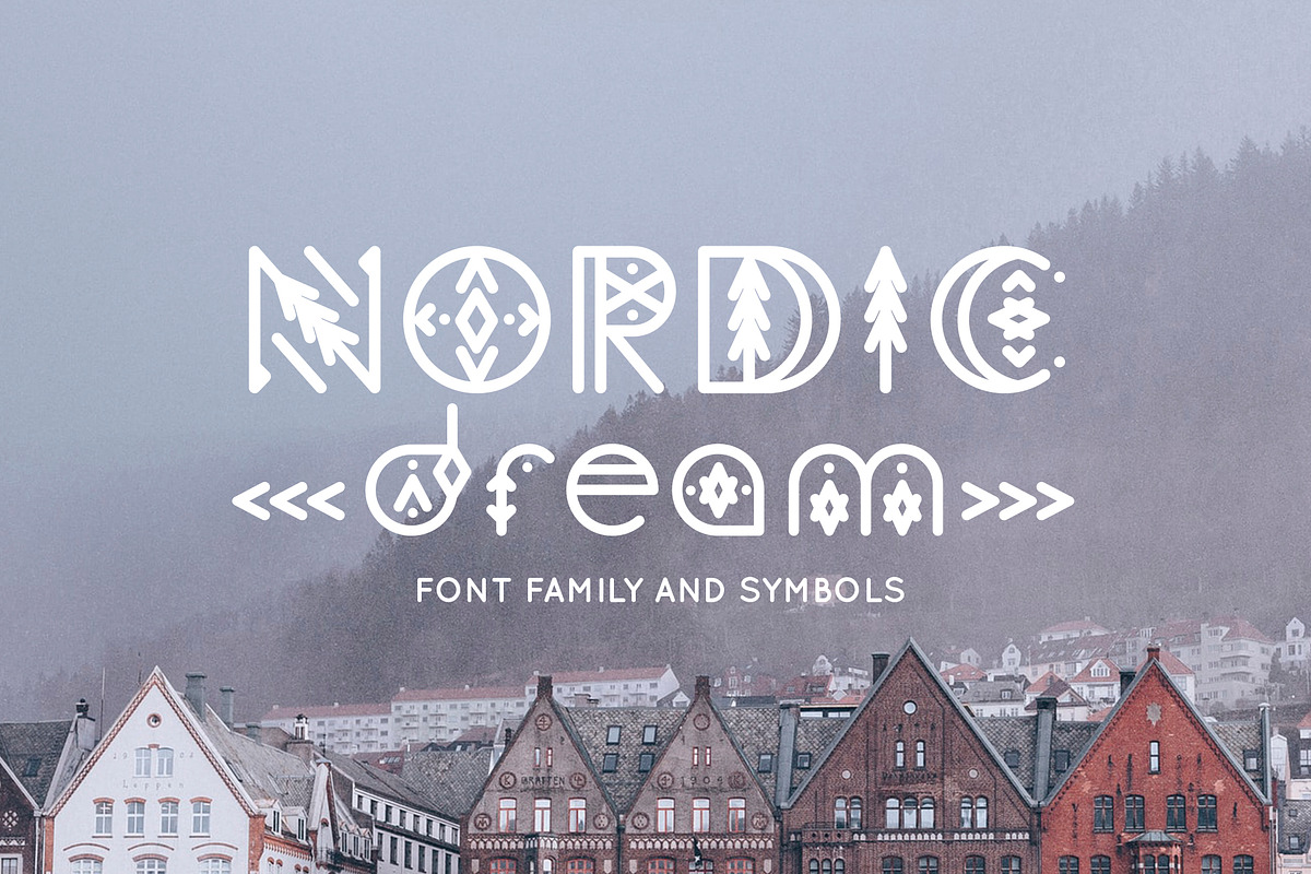 Nordic Dream Font Family in Display Fonts - product preview 8