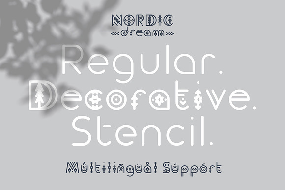 Nordic Dream Font Family in Display Fonts - product preview 1