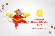 3. Rat. Symbol Chinese Calendar 2020