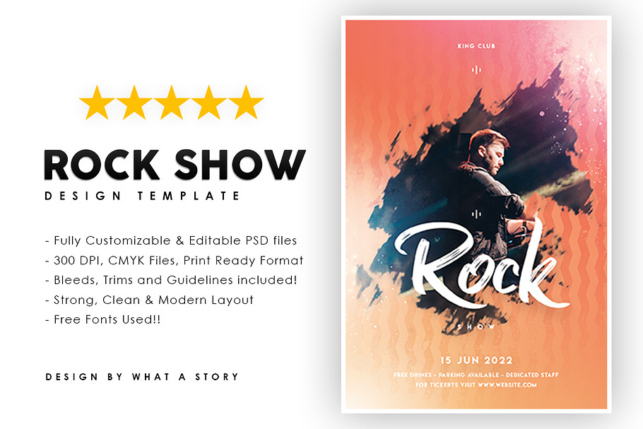 ROCK SHOW in Flyer Templates - product preview 8