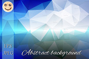 White blue shade low poly background