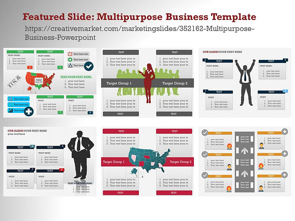 Target Market 1 PowerPoint Template in PowerPoint Templates - product preview 11