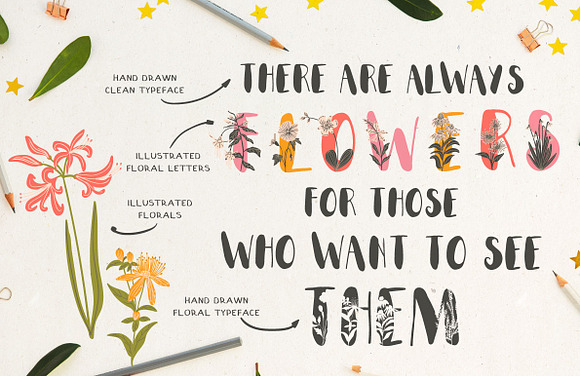 Everbloom - floral typeface in Script Fonts - product preview 1