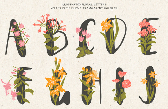 Everbloom - floral typeface in Script Fonts - product preview 6