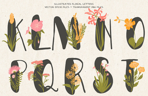 Everbloom - floral typeface in Script Fonts - product preview 7