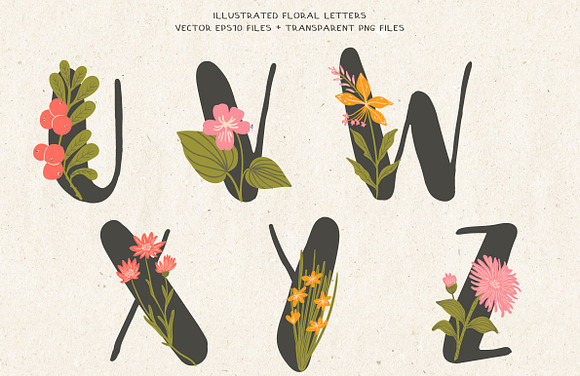 Everbloom - floral typeface in Script Fonts - product preview 8