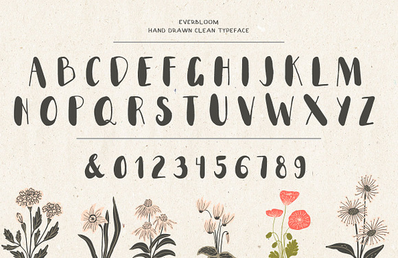 Everbloom - floral typeface in Script Fonts - product preview 10