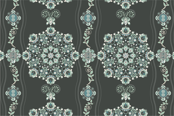 4 Floral Seamless Patterns in Patterns - product preview 2