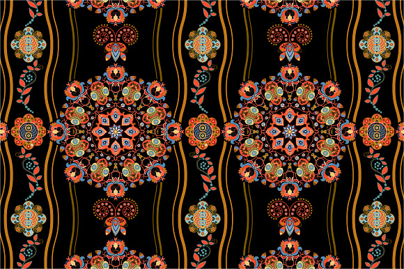 4 Floral Seamless Patterns in Patterns - product preview 3