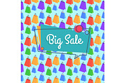 Big Sale Banner Seamless Pattern