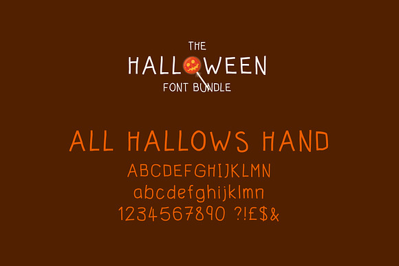 Halloween Font Bundle+FREE Graphics in Display Fonts - product preview 2