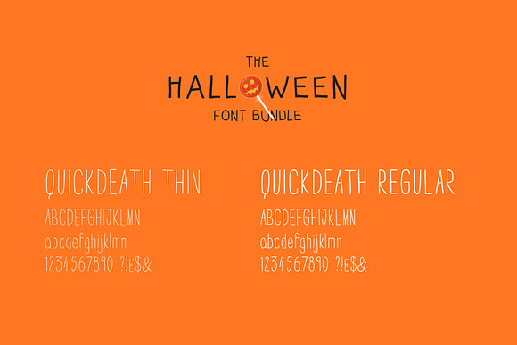 Halloween Font Bundle+FREE Graphics in Display Fonts - product preview 3