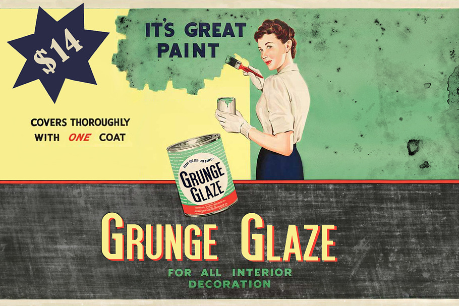 Grunge Glaze Textures in Textures - product preview 8
