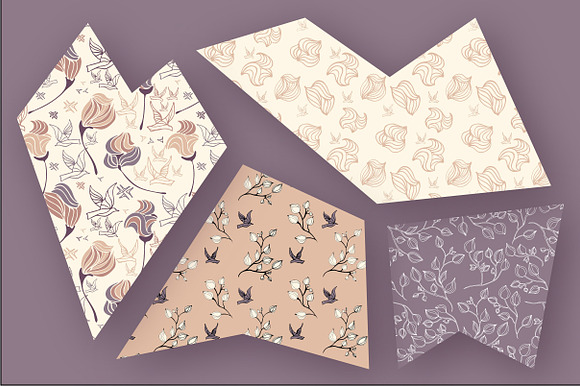 Lavender evening patterns collection in Patterns - product preview 1