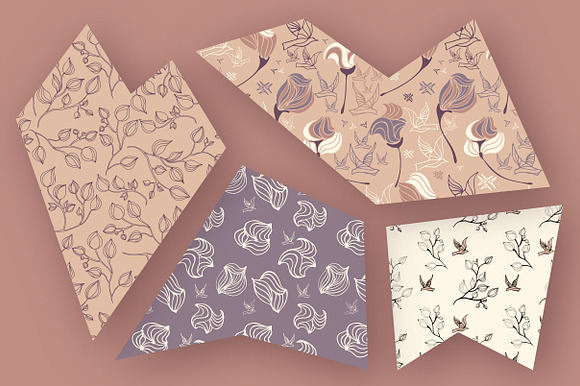 Lavender evening patterns collection in Patterns - product preview 2