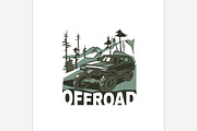 Off-road car logo