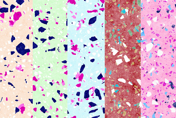 Terrazzo backgrounds in Graphics - product preview 2