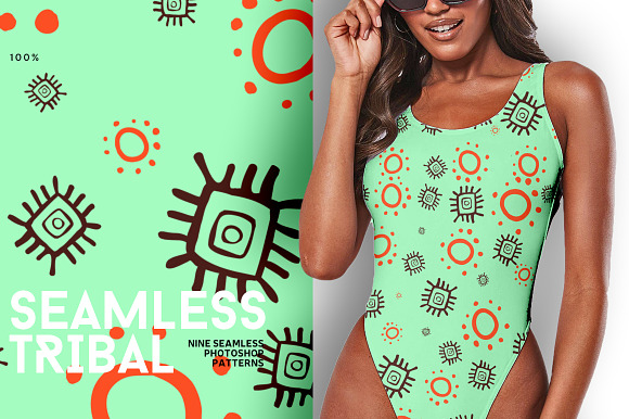 Seamless Tribal in Patterns - product preview 3