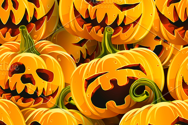 Halloween pattern and clipart