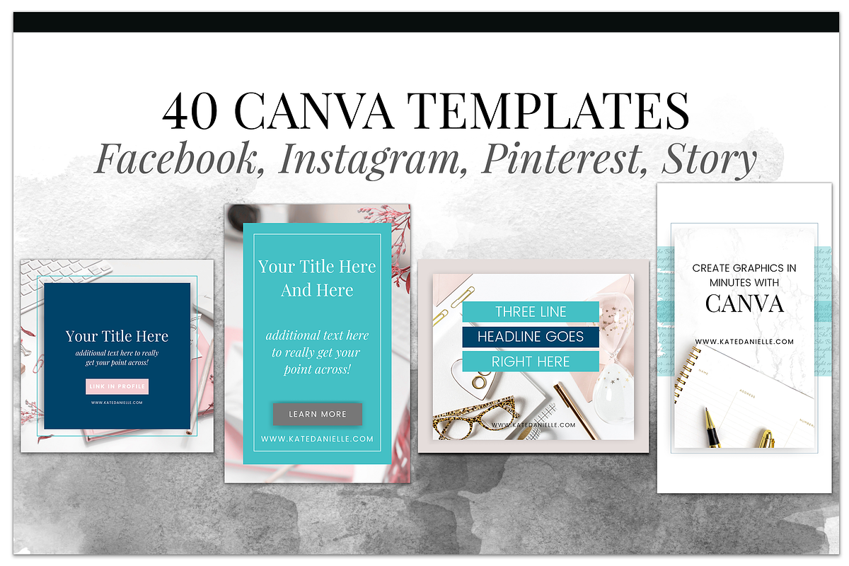 Canva Templates Set in Social Media Templates - product preview 8
