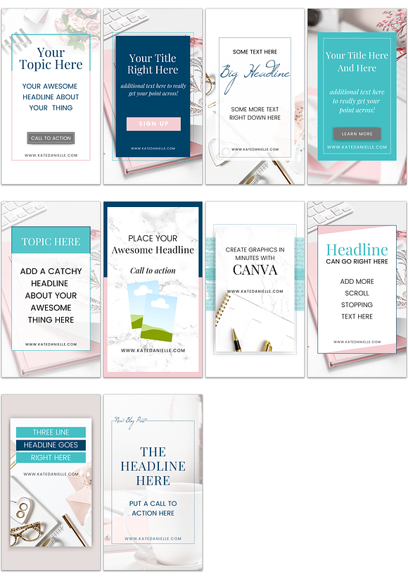 Canva Templates Set in Social Media Templates - product preview 3