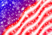 Waving American flag background