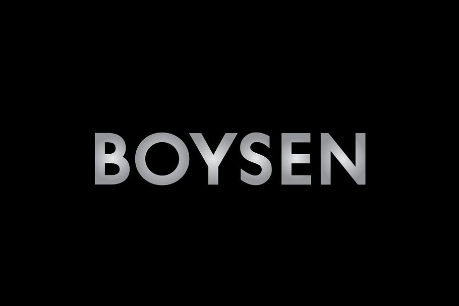 Boysen Typeface in Sans-Serif Fonts - product preview 8