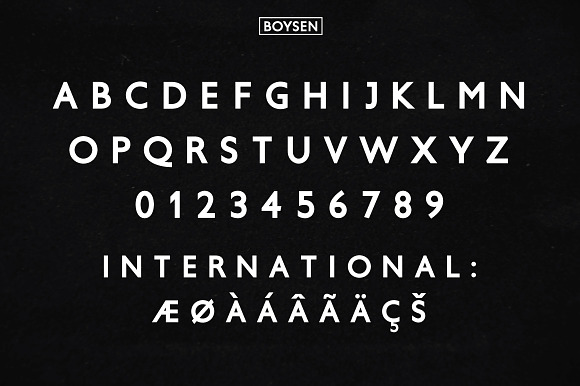 Boysen Typeface in Sans-Serif Fonts - product preview 1
