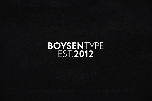 Boysen Typeface in Sans-Serif Fonts - product preview 4