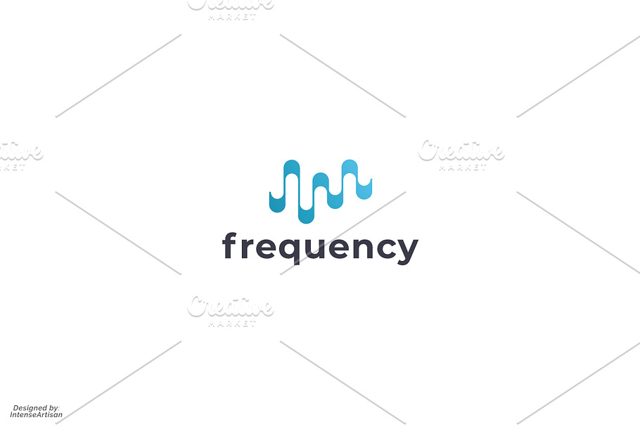 Frequency Wave Logo in Logo Templates - product preview 8