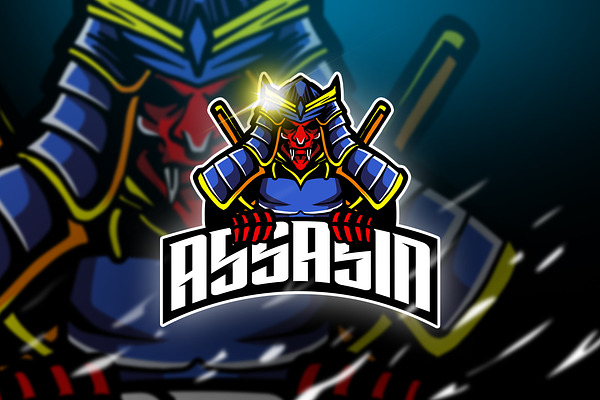 assasin wall - Mascot & Esport Logo