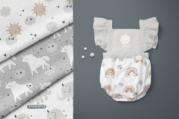Baby Animals & Pastel Rainbows in Illustrations - product preview 4