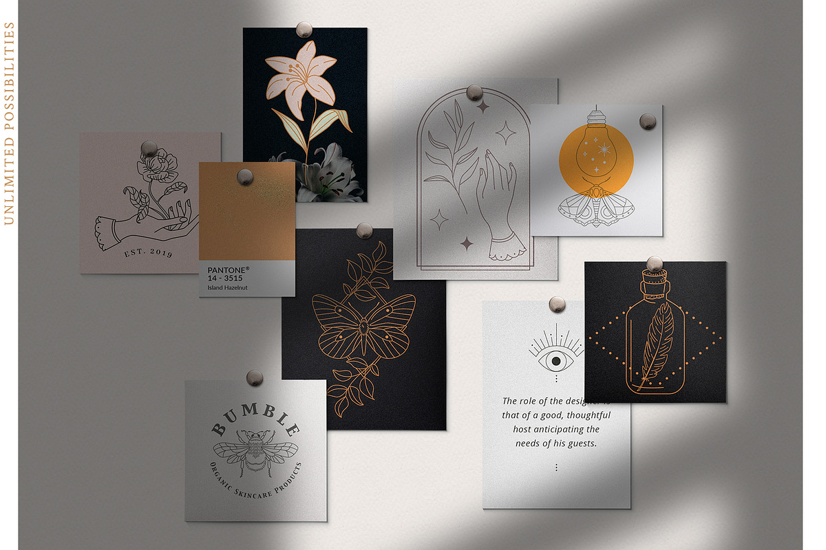 Logo Elements Collection | 50 pieces in Illustrations - product preview 8